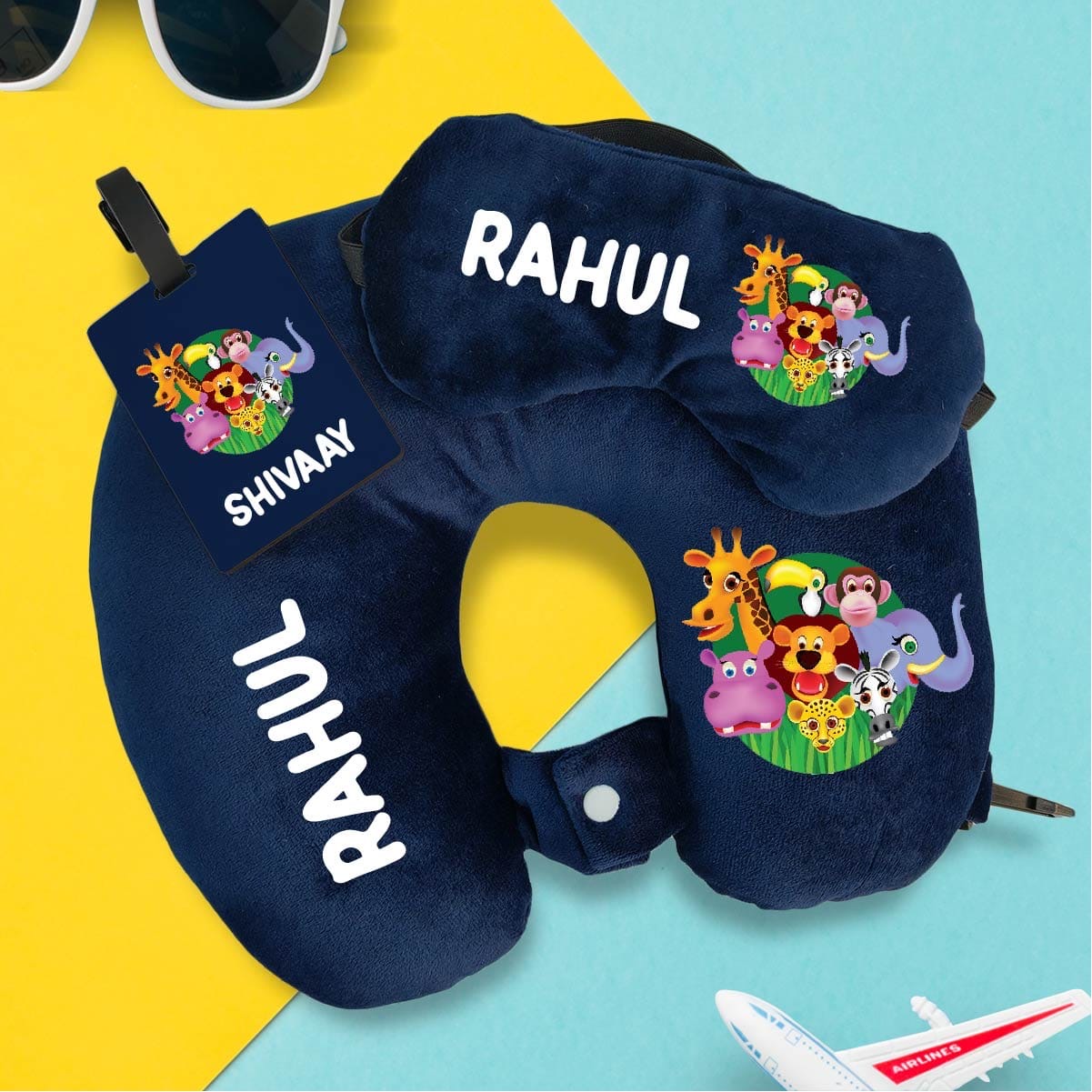 Neck Pillow Set -Animals