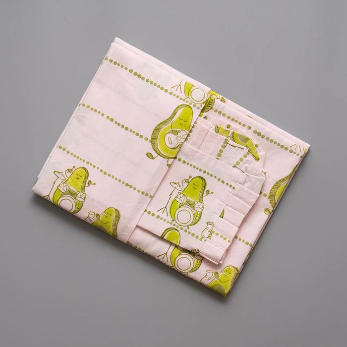 Gudgoodie Flat Crib Bedsheet - 100% Cotton Percale