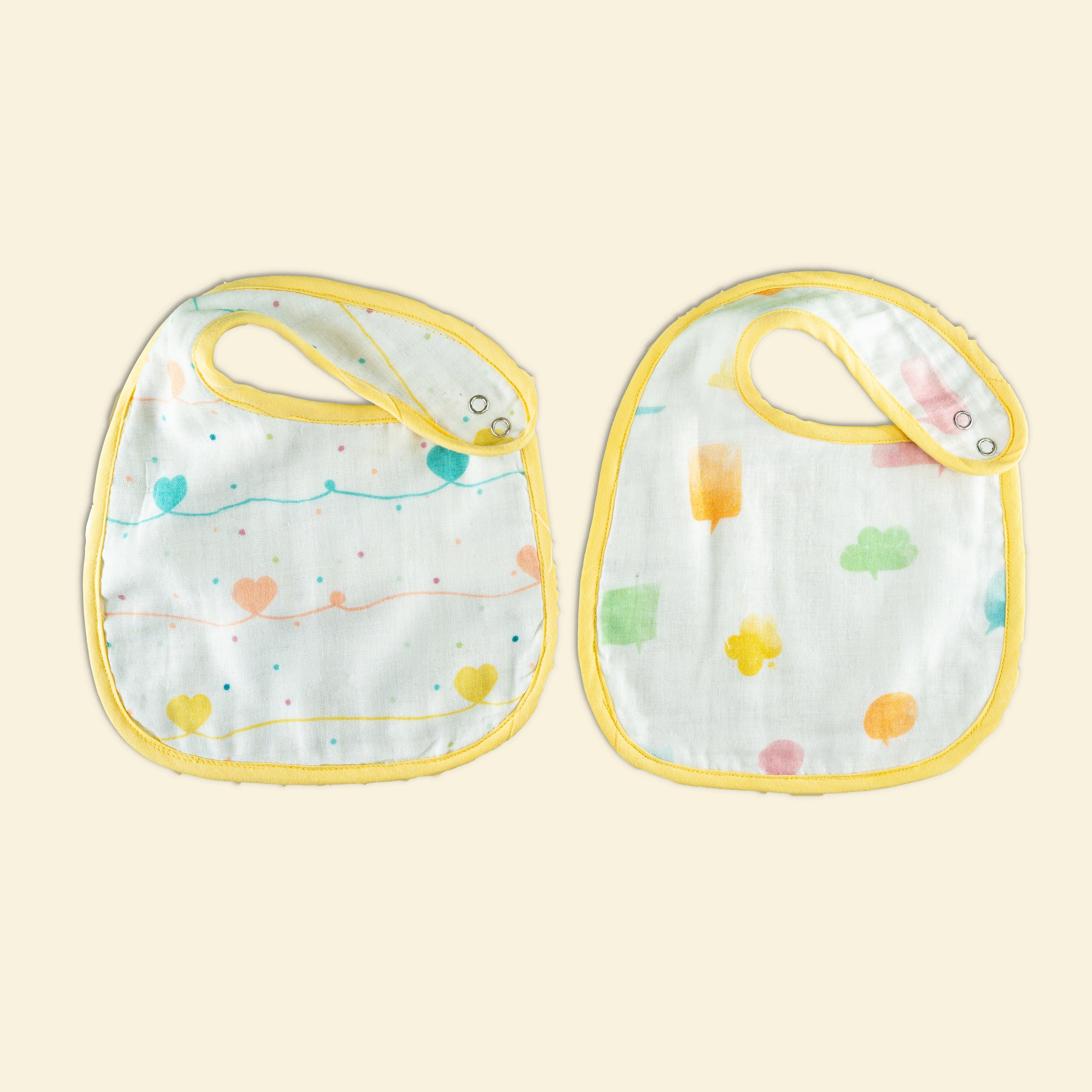 Tiny Snooze Organic Classic Bibs (Set of 2)