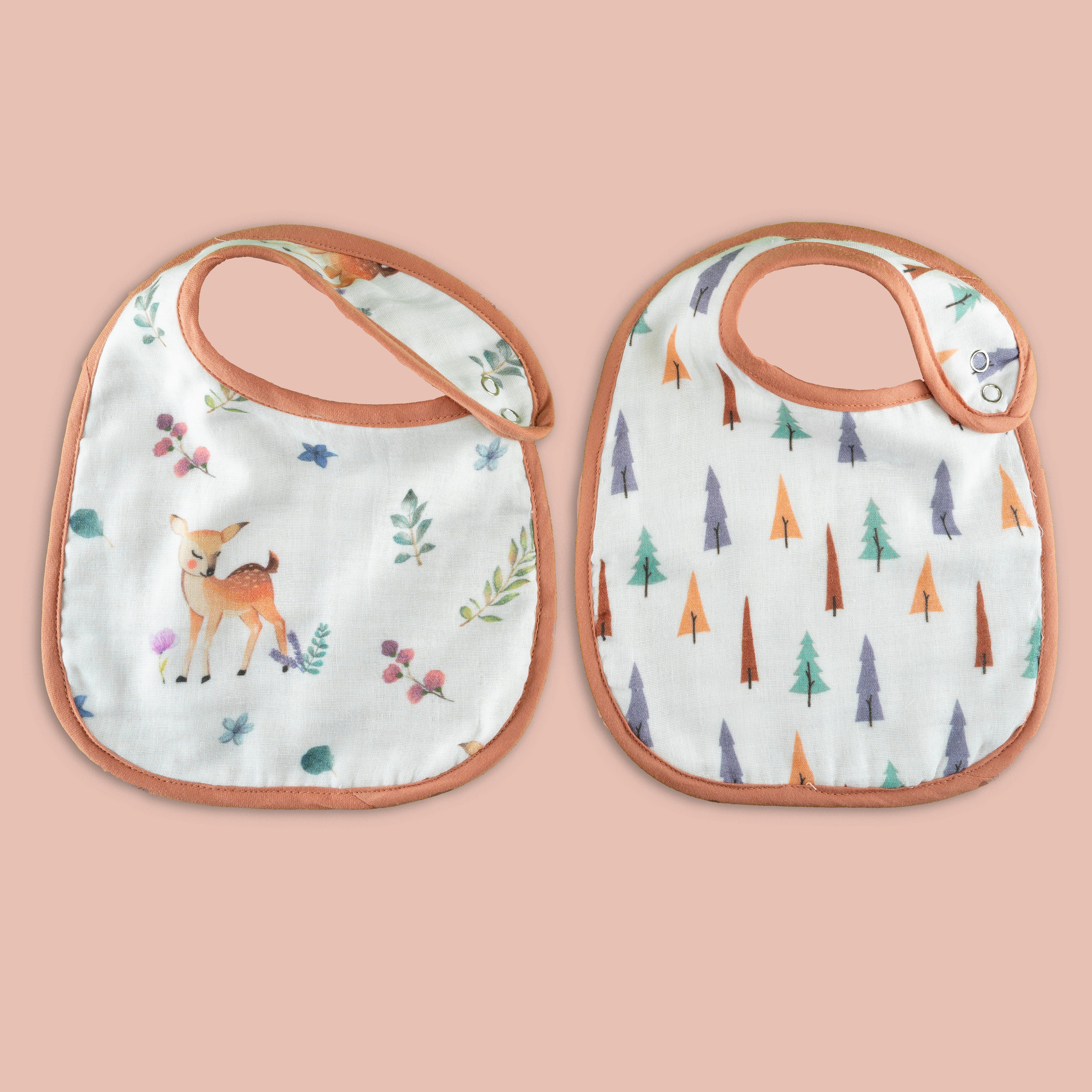 Tiny Snooze Organic Classic Bibs (Set of 2)