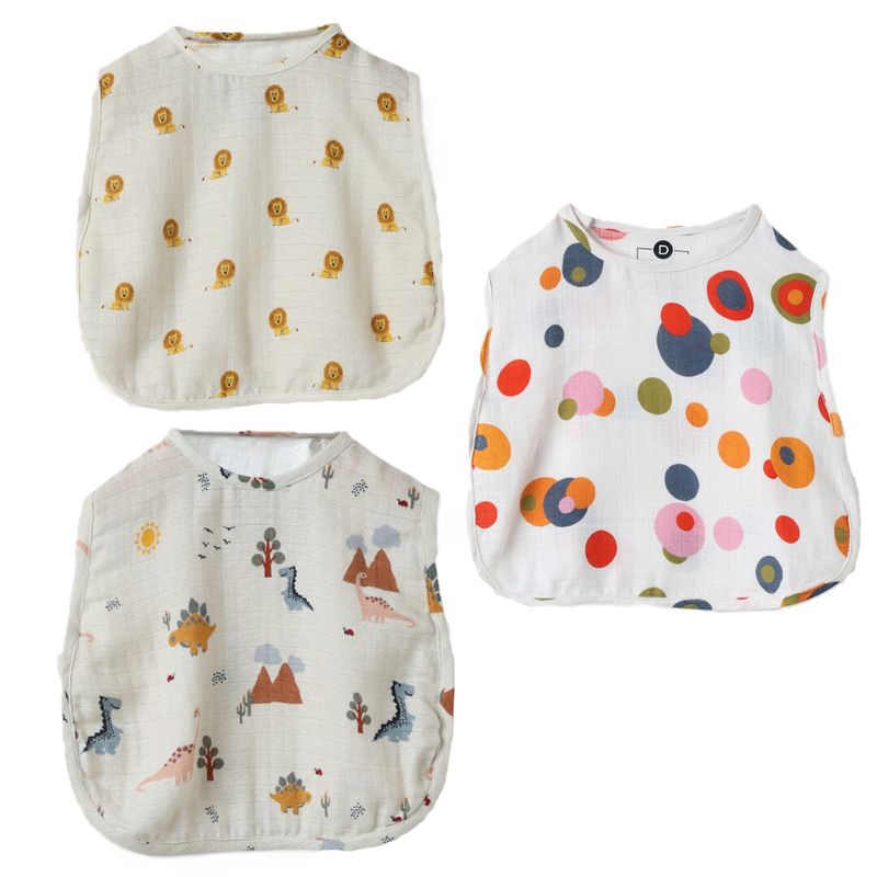 Organic Muslin Jhabla (Set of 3)