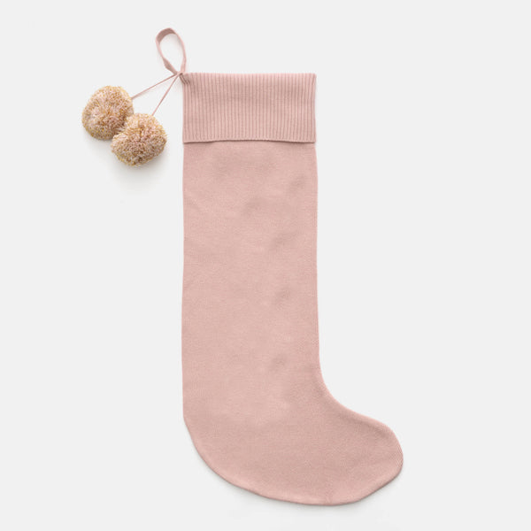 Classic Christmas Stocking - Base: Ballet; Letter: Ivory