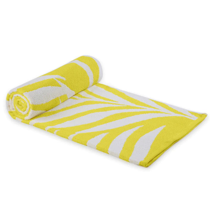 Yellow Palm Towel