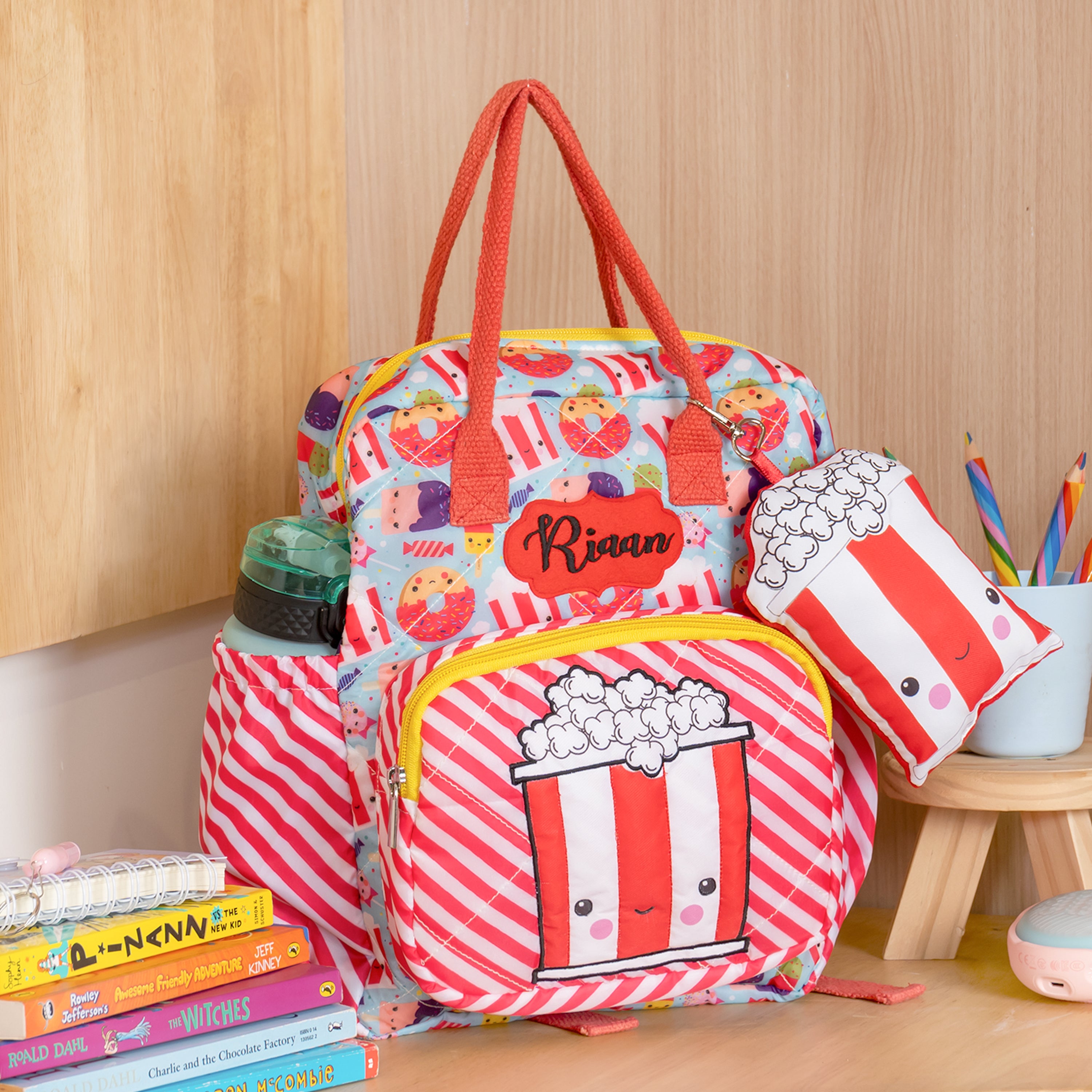 Box Backpack - Candy Cane