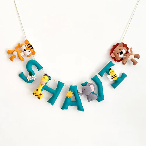 Personalised Animal Adventures Name Bunting/Garland
