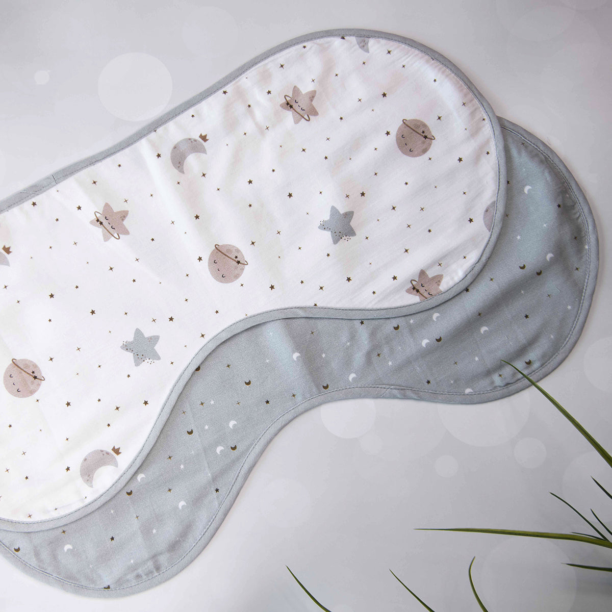 Tiny Snooze Organic Burp Cloths (Set of 2)