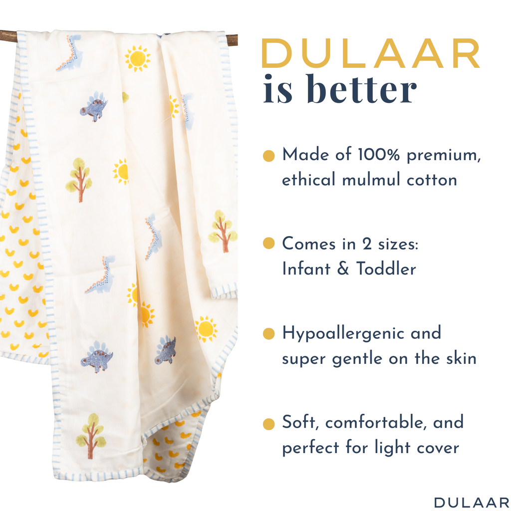 Mulmul Muslin Dohar | Hand-Block Printed