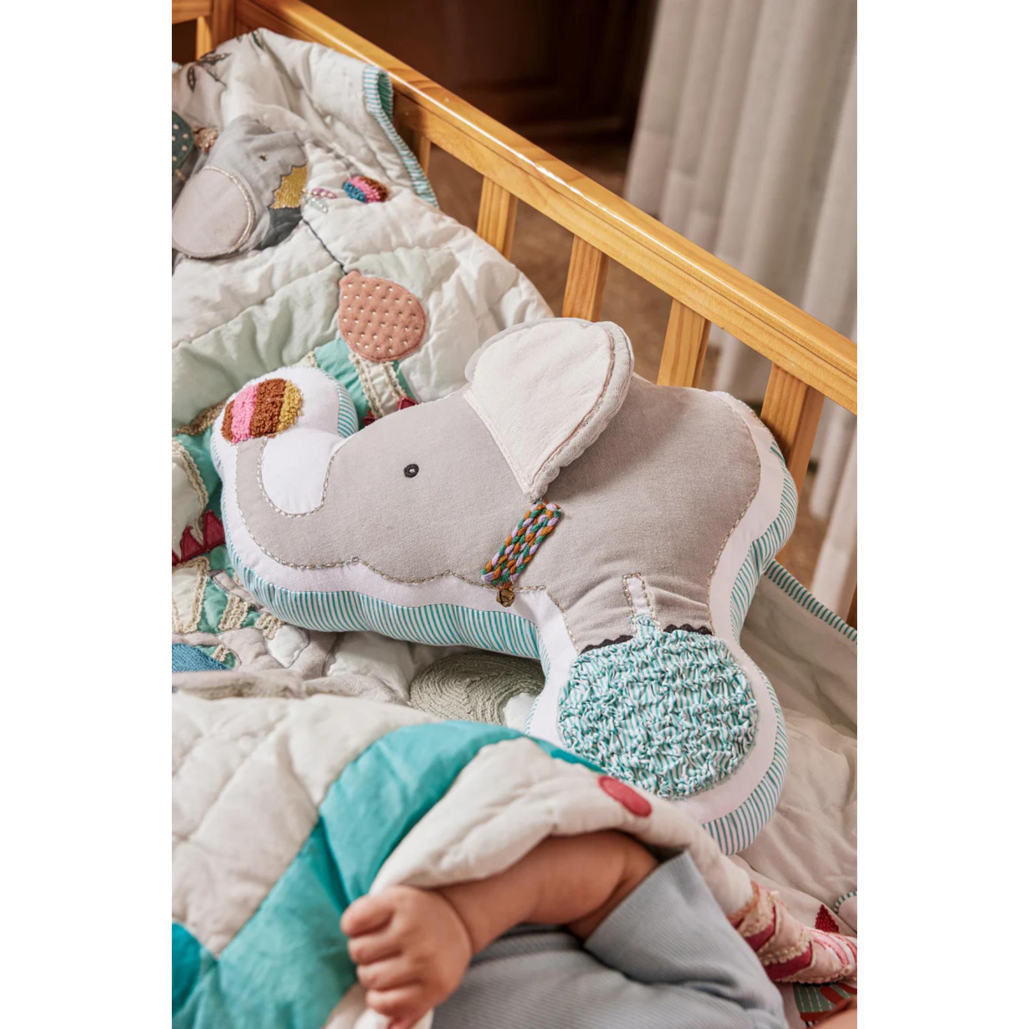 Carousel Circus Elephant Cushion