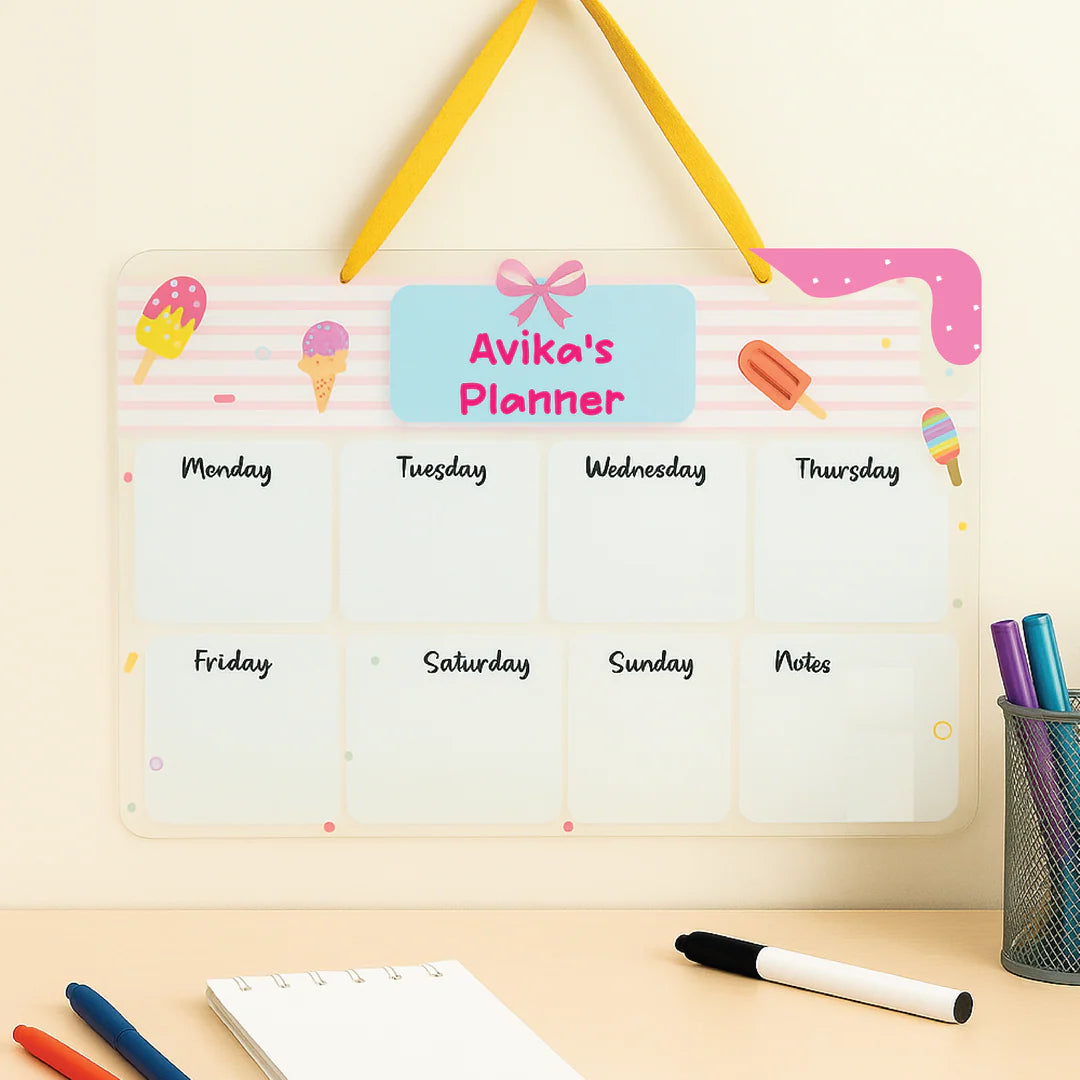 Personalised Acrylic Planner
