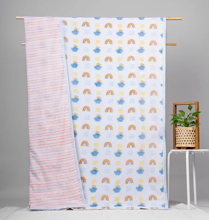 Gudgoodie Kids Cotton Muslin Dohar - Ultrasoft & Breathable 0-4 Years