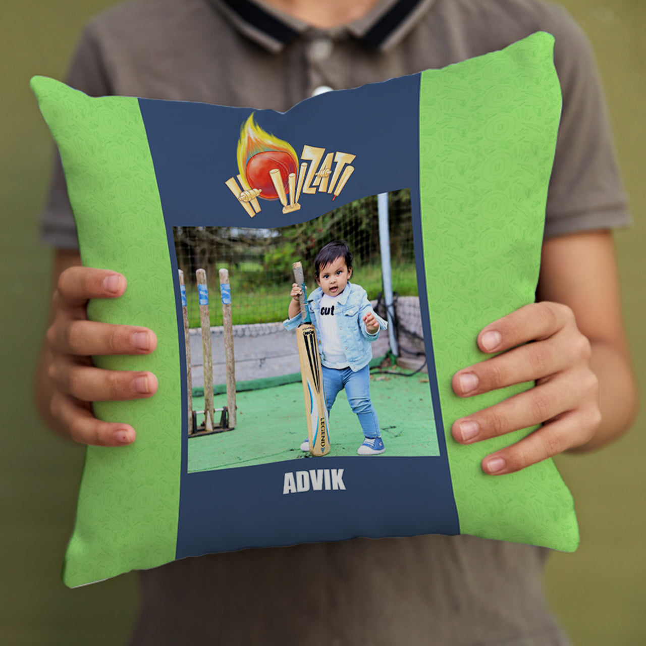 Personalised Photo Cushions - Cricket Buzz