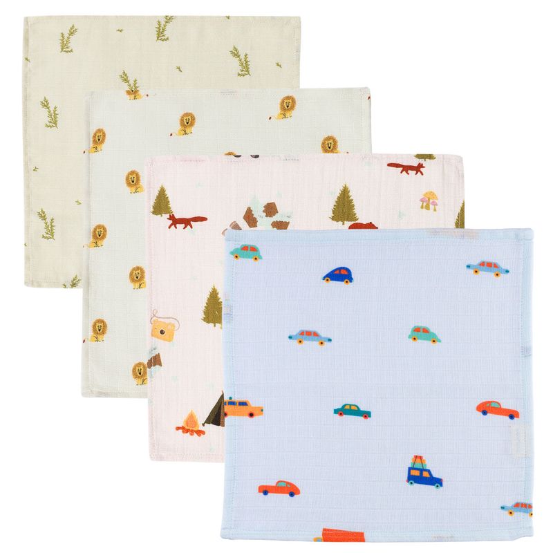 Organic Muslin Face Napkin-Pack of 4