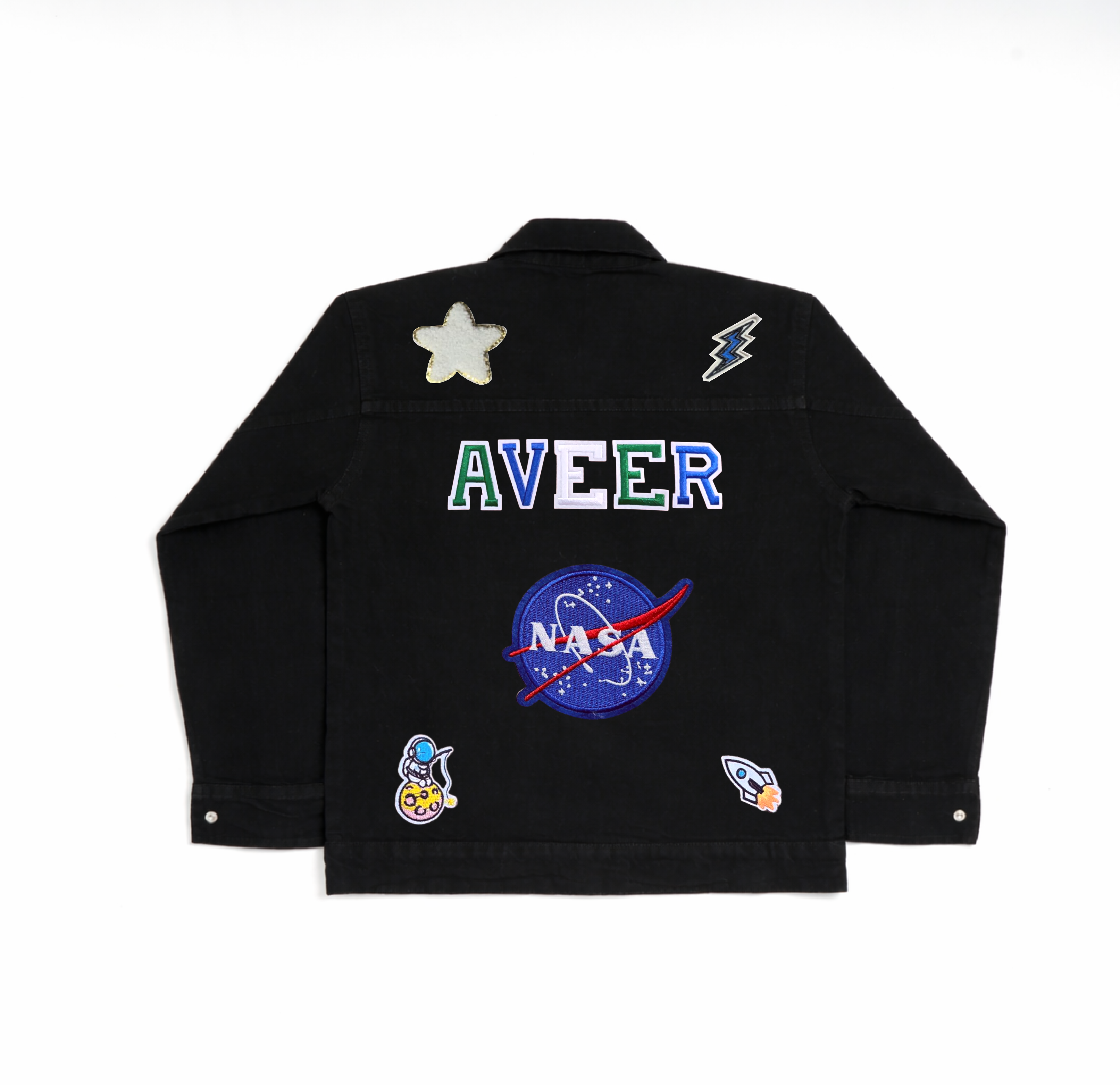 Space Travels Denim Jacket