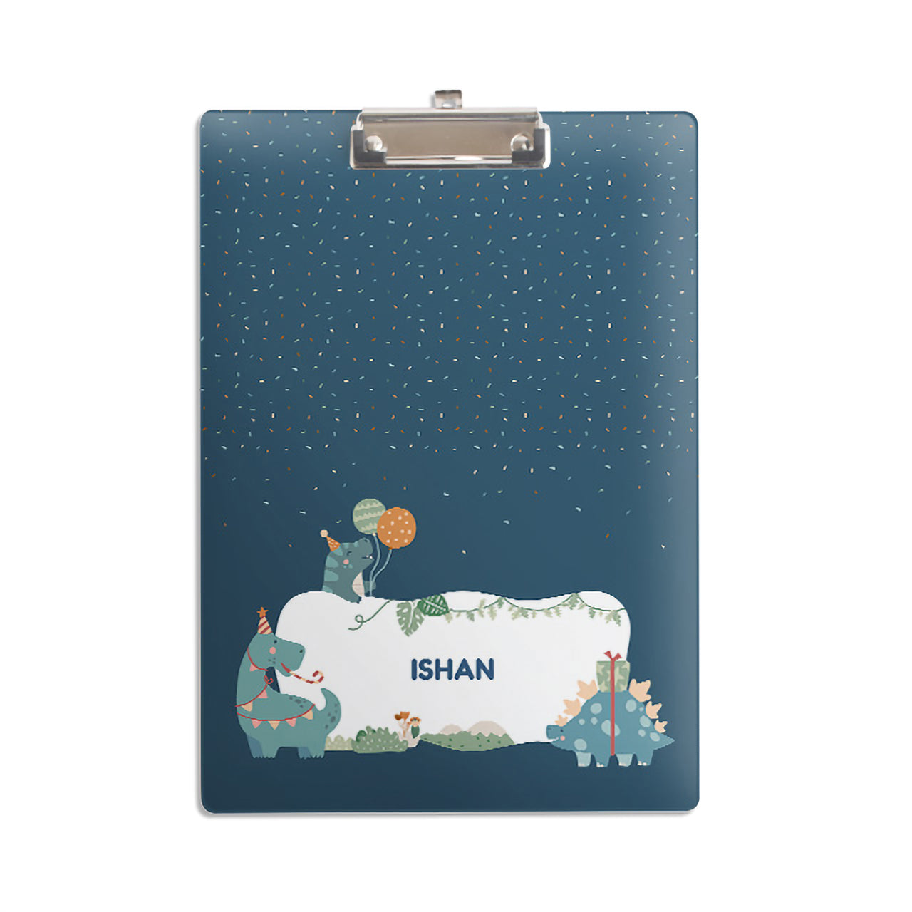 Personalised Clipboard - Dino Party