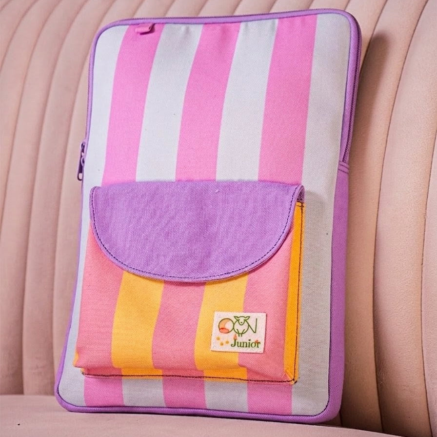 Timeless Stripes Personalized Kids iPad Sleeve - Ipad Sleeve