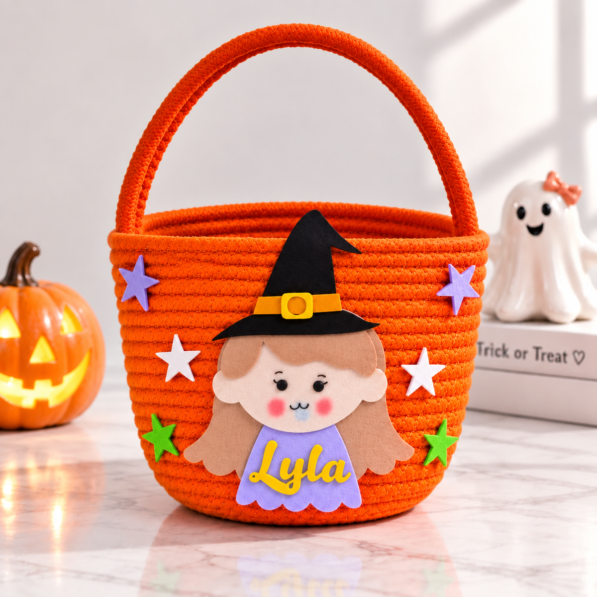 Tiny Witch Trick-or-Treat Basket