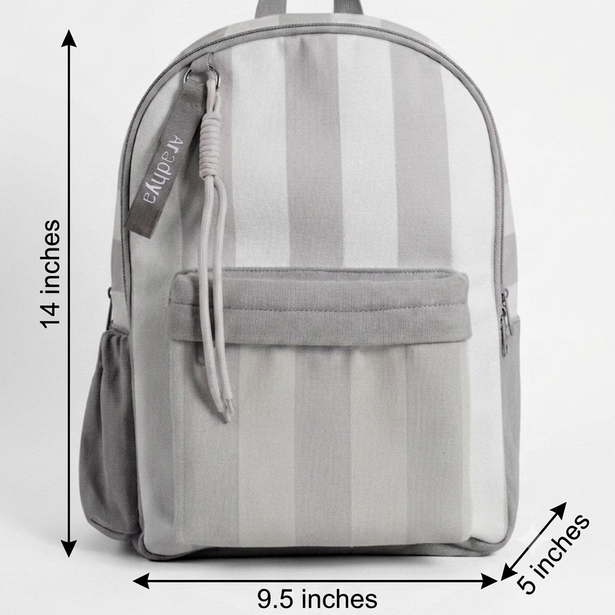 Timeless Stripes Personalized Kids Backpack - 1785825549689.png