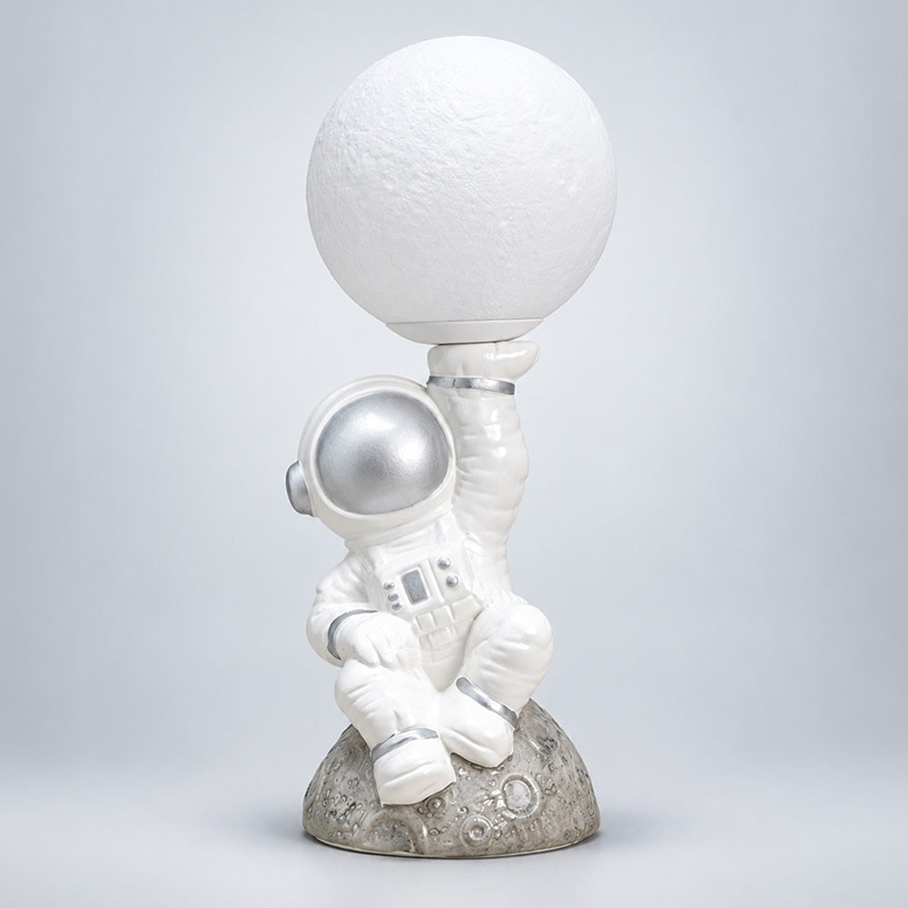 Little Surprise Box Astronaut Moon Bedside Table Lamp for Kids