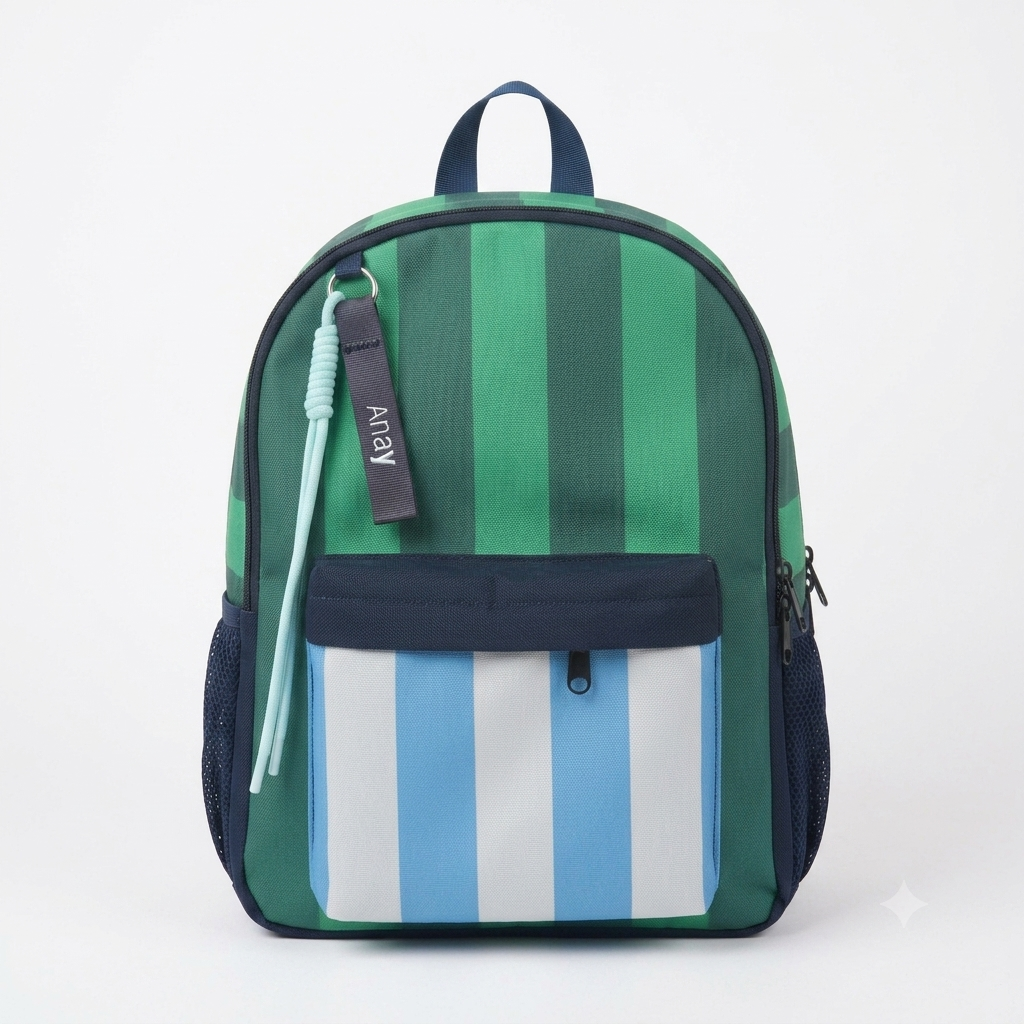 Timeless Stripes Personalized Kids Backpack - 1785854823830.png