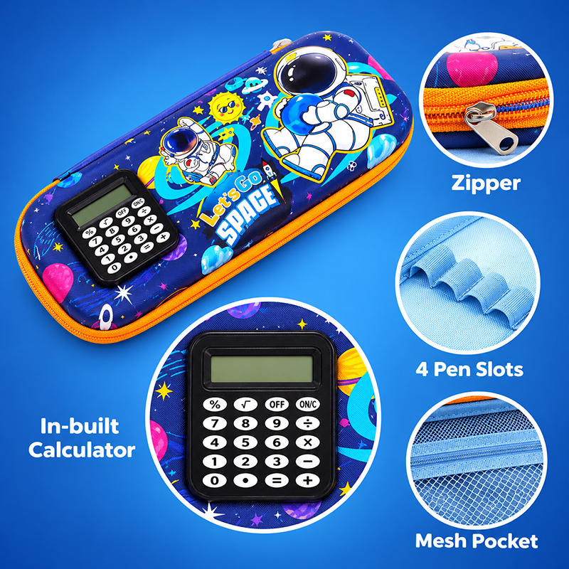 Pencil Pouch with Calculator
