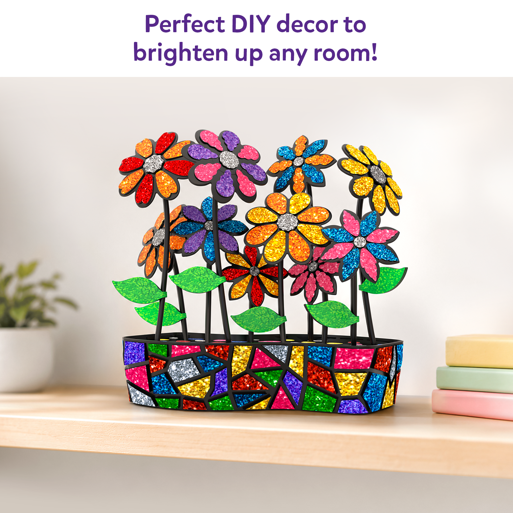 Skillmatics Foil Fun Mosaics – The Flower Pot