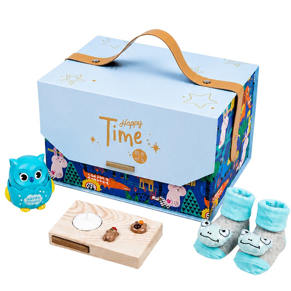Little Surprise Box 22 pcs, Blue Animals Newborn Baby Boy, All Season wear,Gift Hamper set,0-6 months - image 9
