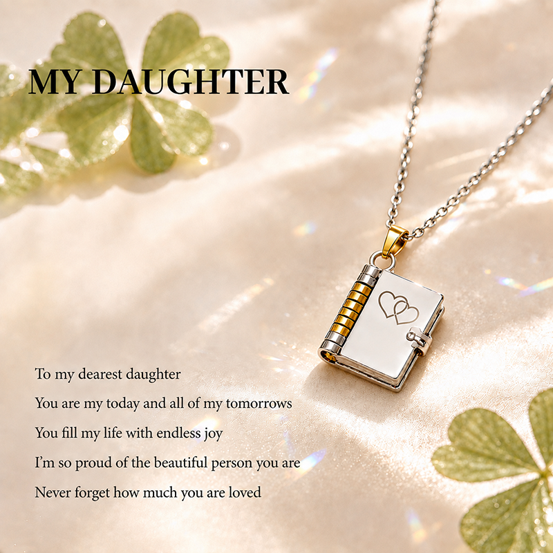 Book Necklace - Daughter