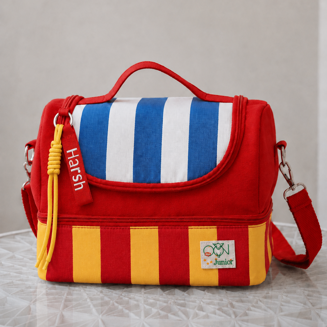 Timeless Stripes Personalized Kids Picnic Tiffin Bag - ChatGPT Image Aug 4, 2026 at 12_08_40 AM.png