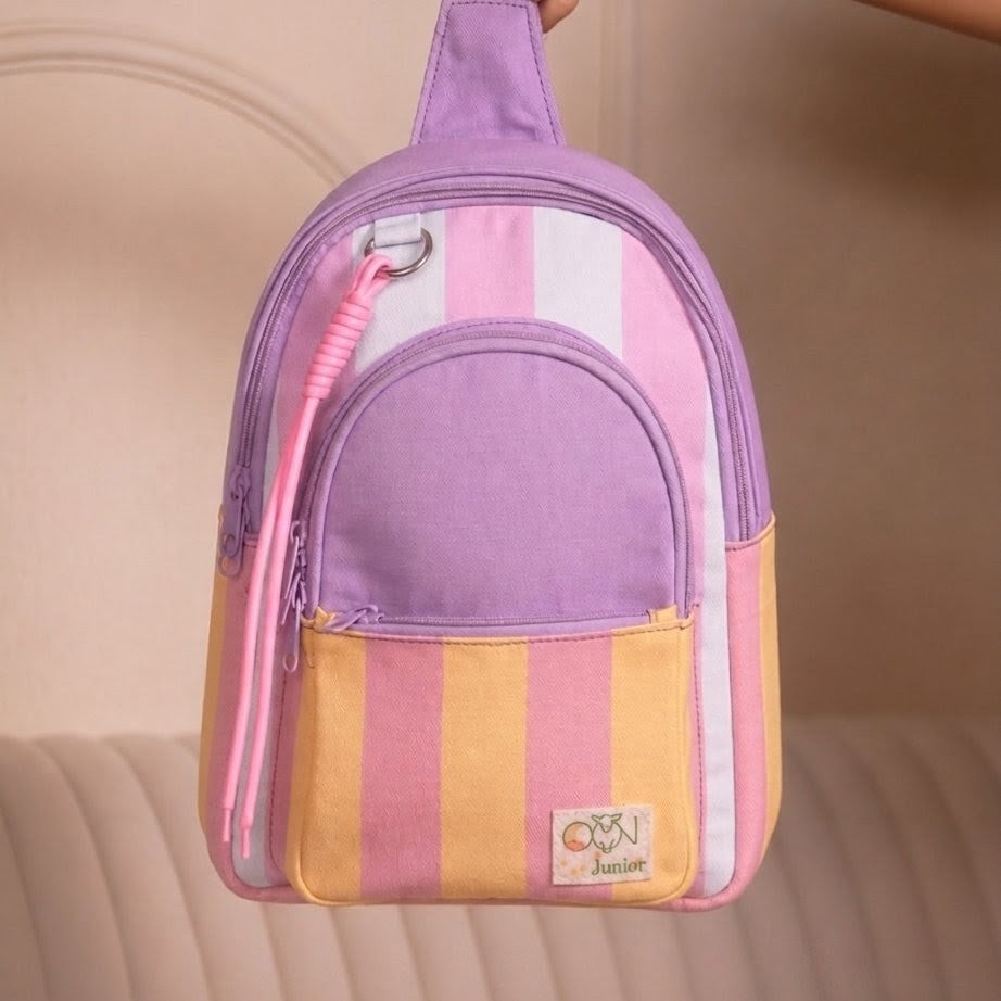 Timeless Stripes Personalized Kids Crossbody Bag - Crossbody Bag