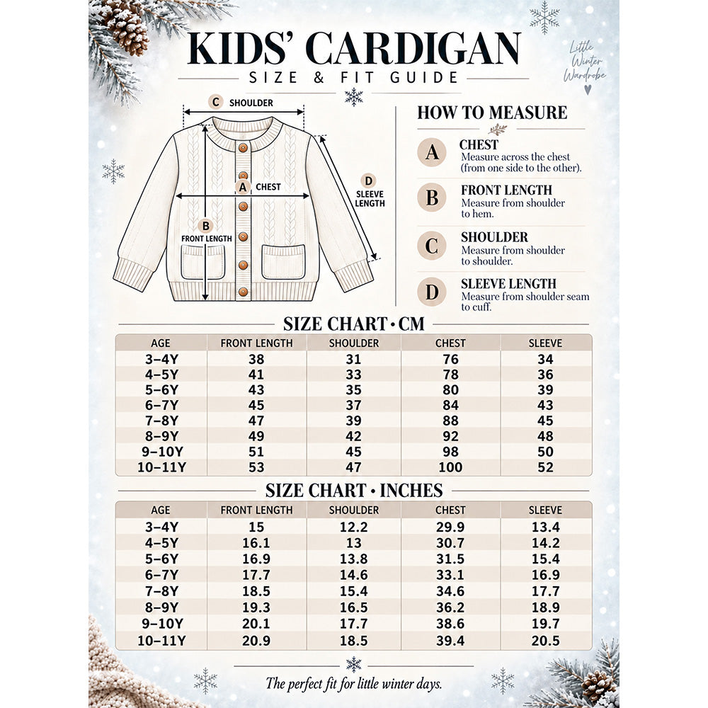 Little Surprise Box, Maroon Cable-Knit Winter Cardigan, Christmas Sweater for Kids
