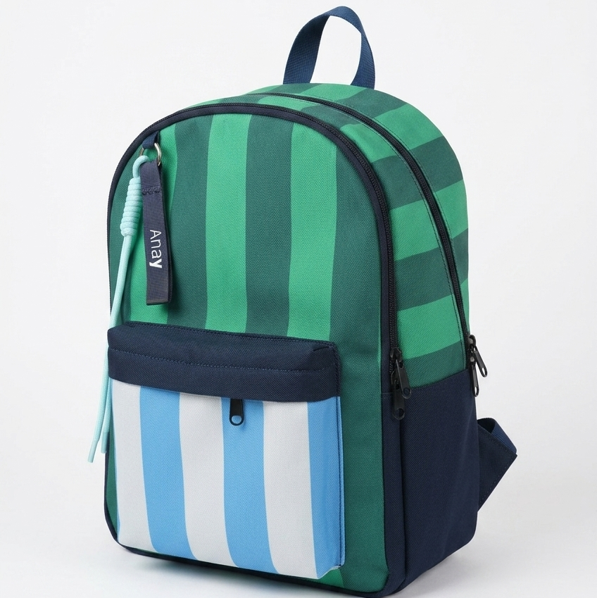 Timeless Stripes Personalized Kids Backpack - 1785854596070.png