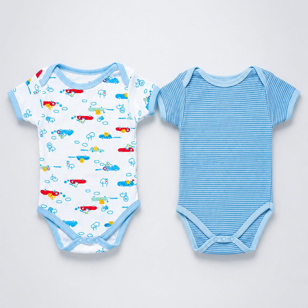 Little Surprise Box 22 pcs, Blue Animals Newborn Baby Boy, All Season wear,Gift Hamper set,0-6 months - image 3