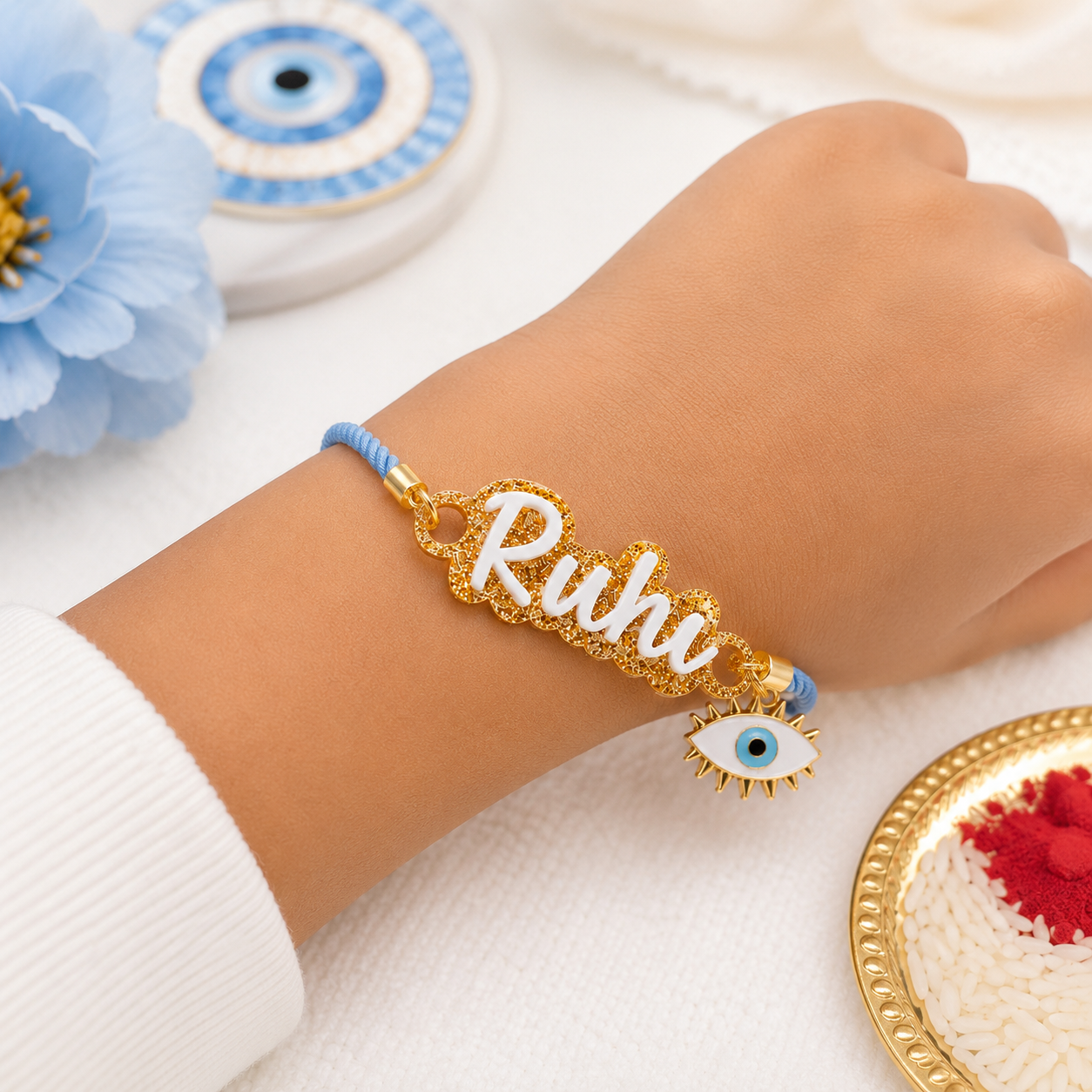 Evil Eye Name Rakhi (2)