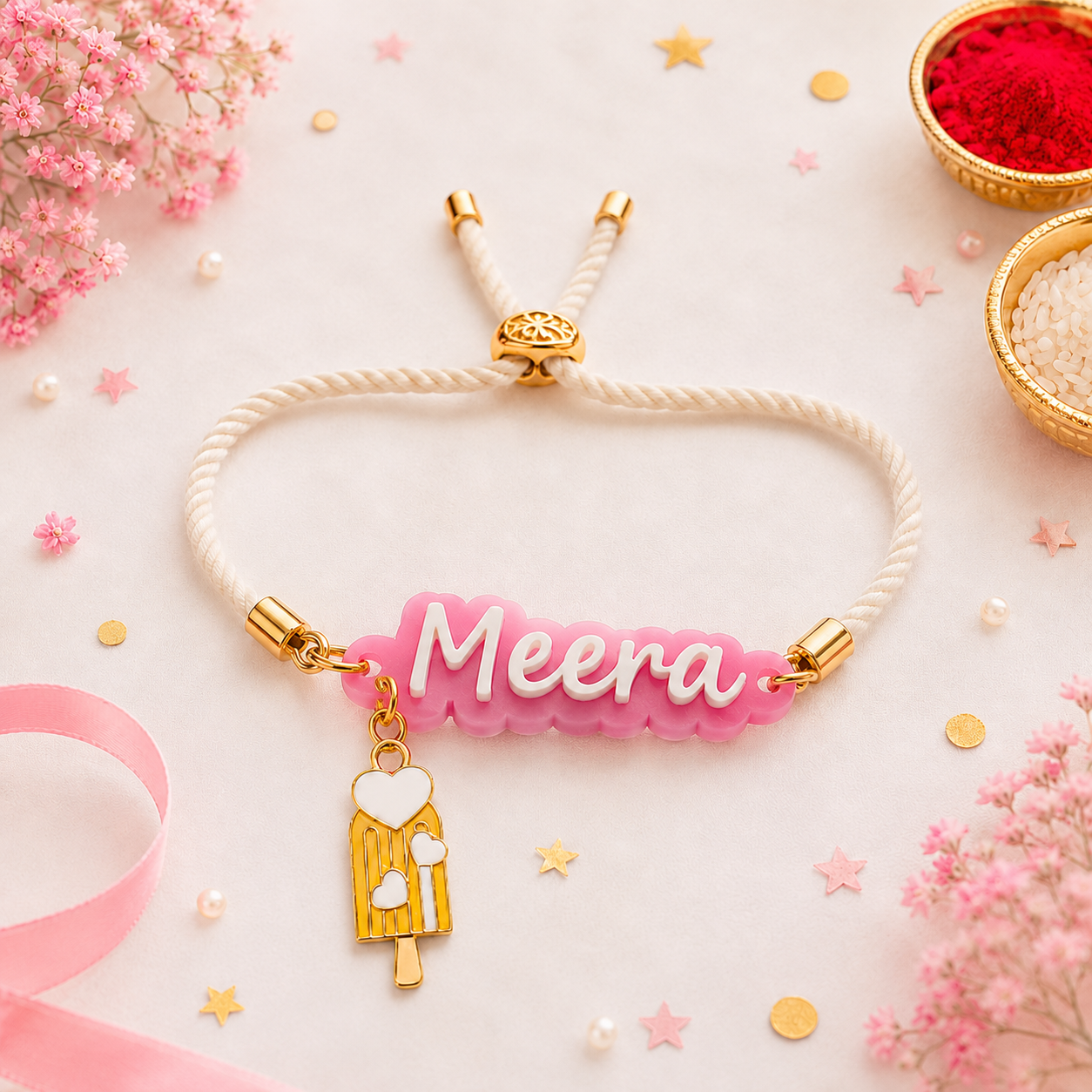 Popsicle Charm Rakhi (1)