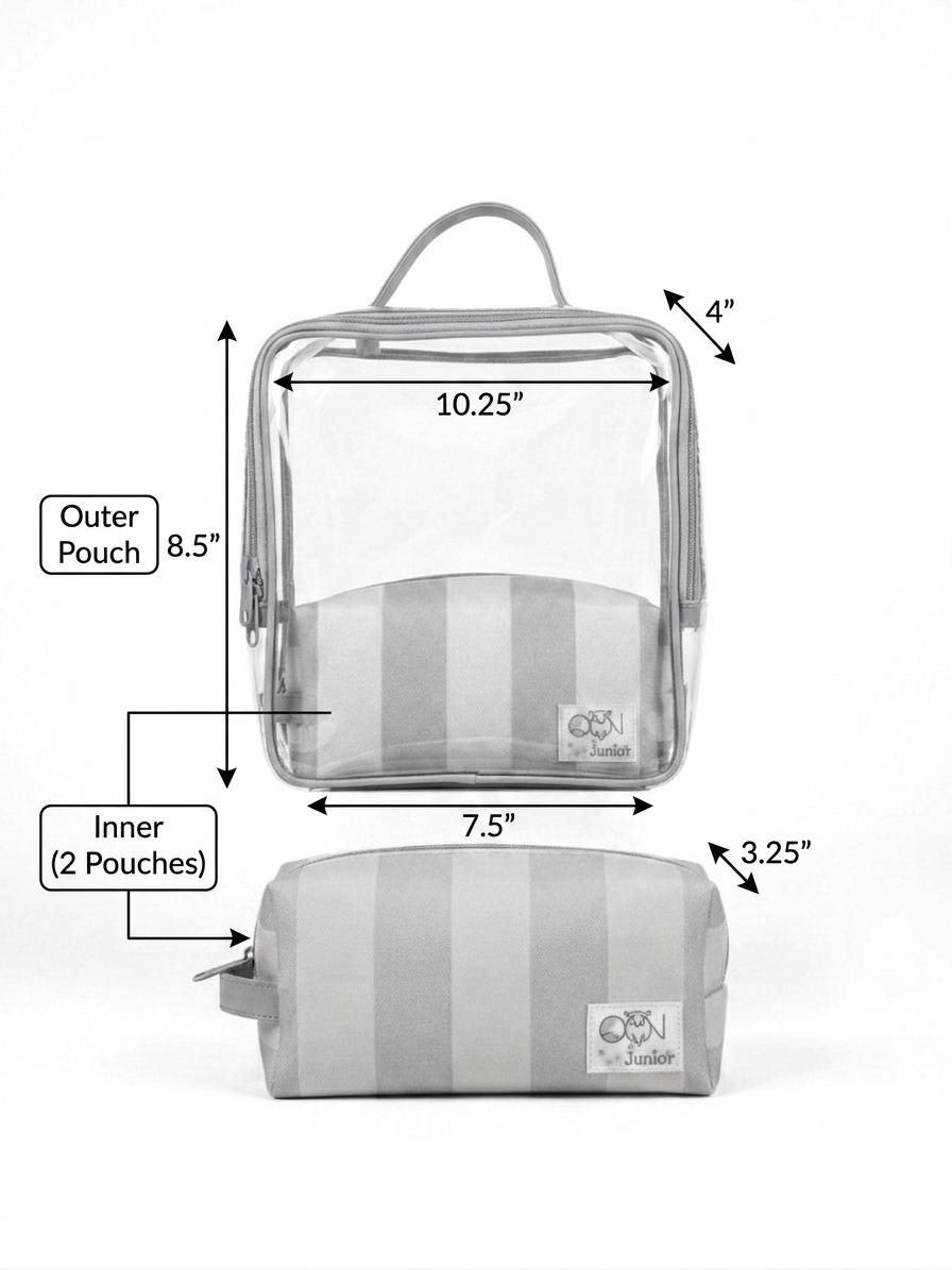 Timeless Stripes Personalized Multi-Purpose Kids Pouch - 1785825507972.png