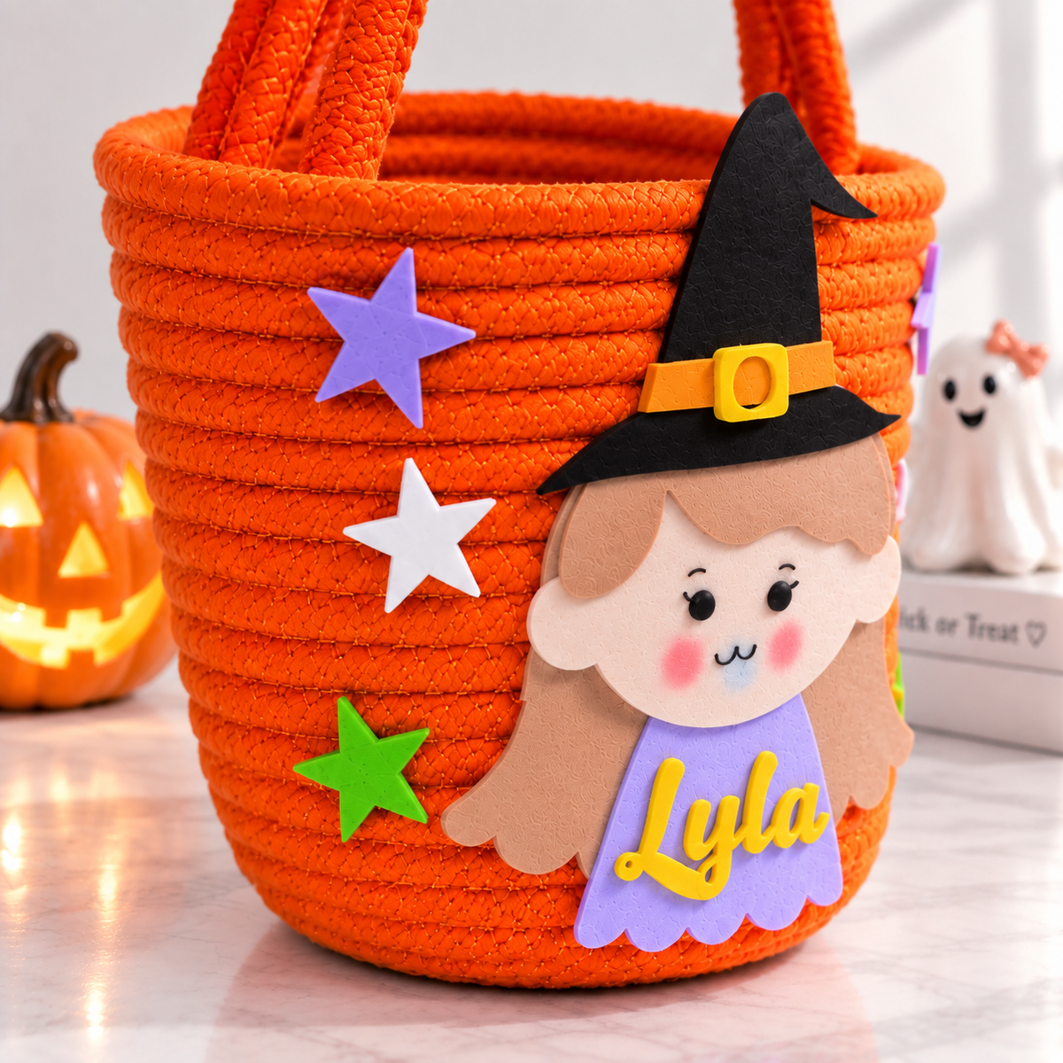 Tiny Witch Trick-or-Treat Basket