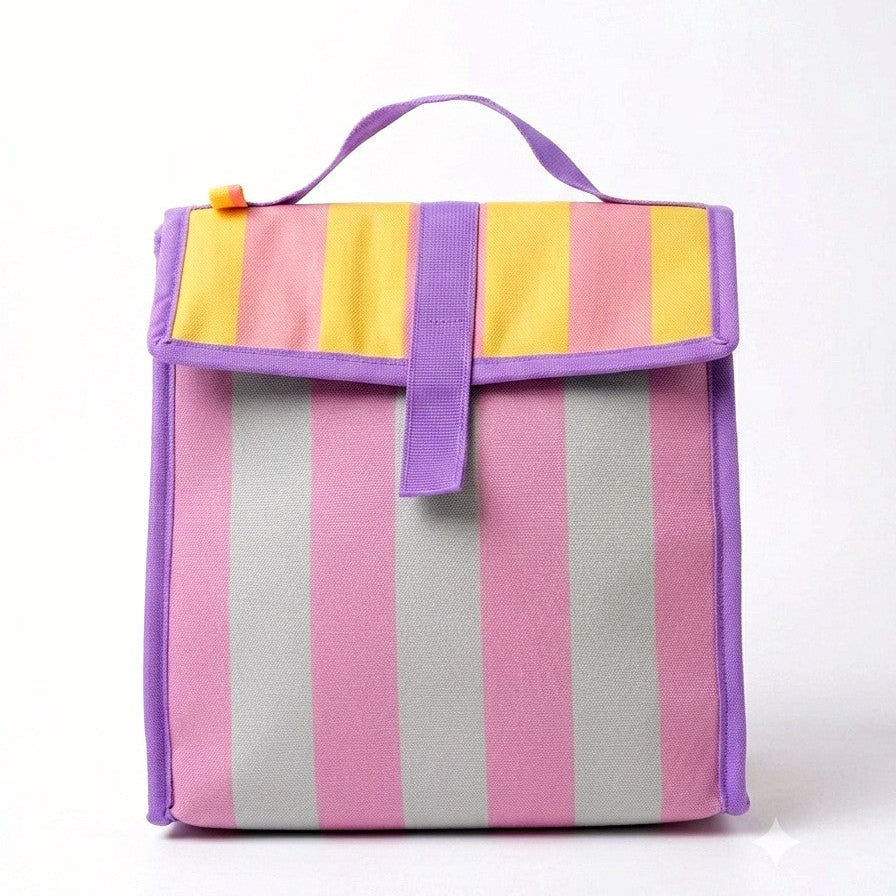 Timeless Stripes Personalized Kids Foldover Lunch Bag - 1785822767002.png