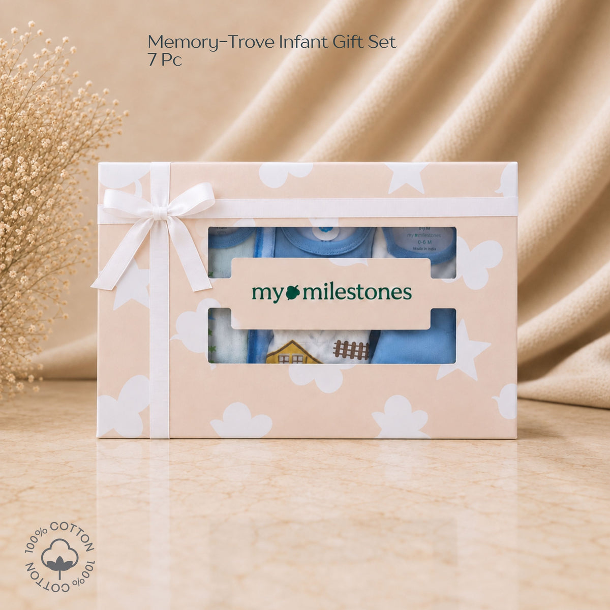 My Milestones Memory Trove Nursery Essentials Gift Set - 7 Piece - Barnyard