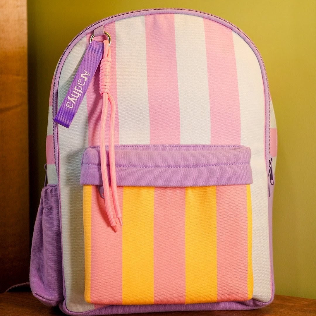 Timeless Stripes Personalized Kids Backpack - Backpack