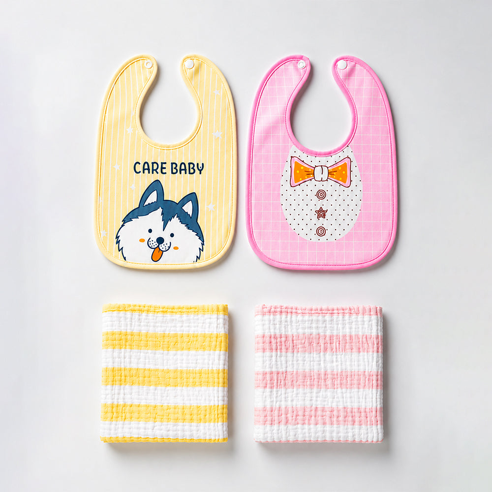 Little Surprise Box 22 pcs, Pink Animals Newborn Baby Girl All Season wear,Gift Hamper set, 0-6 months - image 6