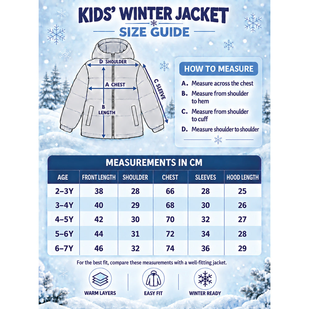 Little Surprise Box Navy Blue Bear-Ear Faux-Fur Hooded Quilted Winter Jacket for Kids