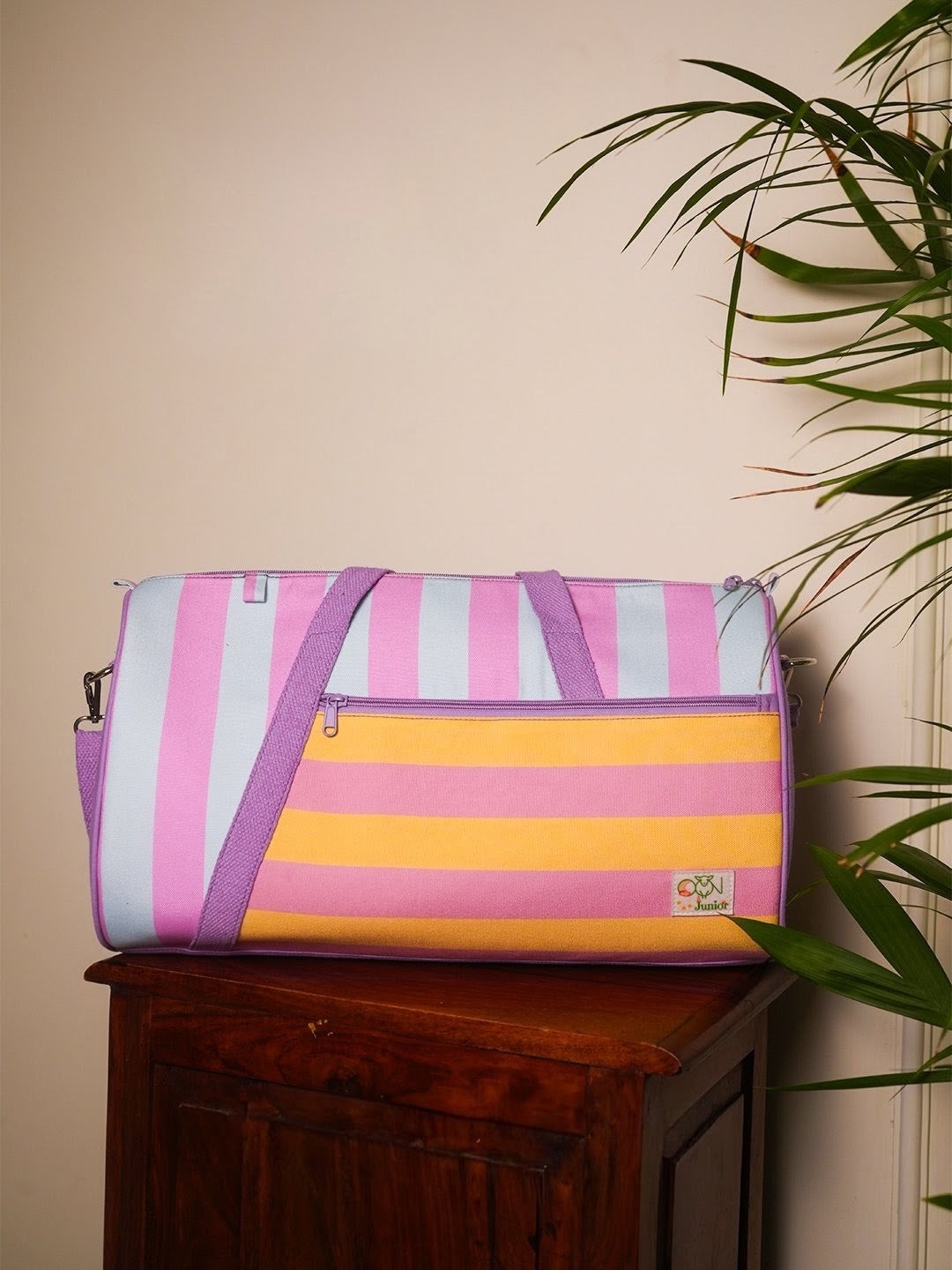 Timeless Stripes Personalized Kids Duffle Bag - Duffle Bag