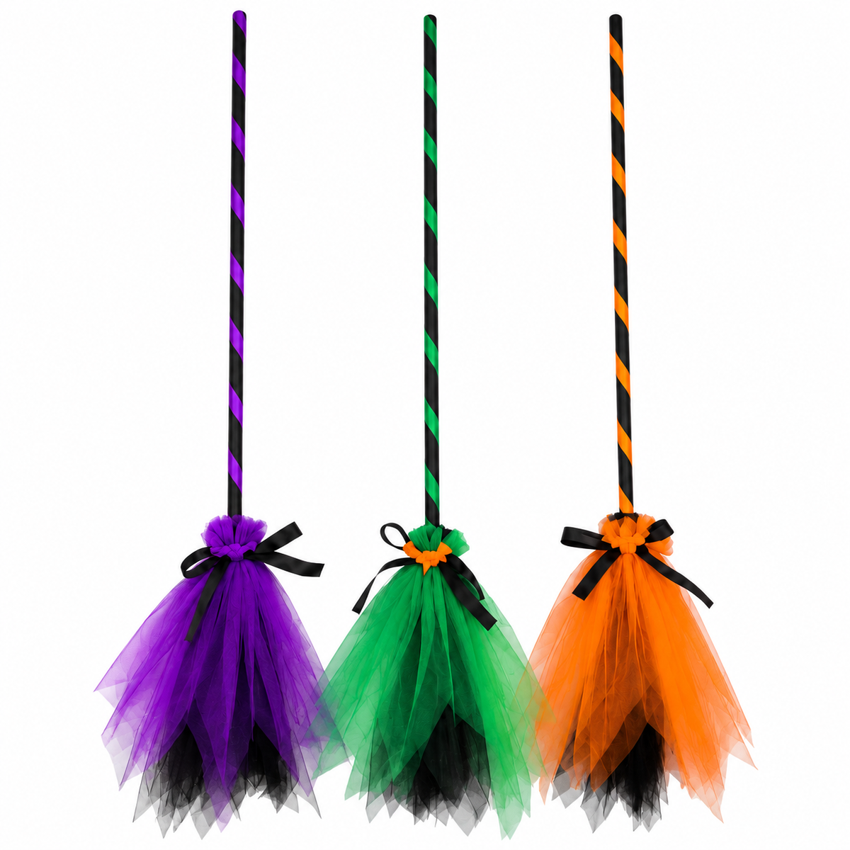 Spooky Spark Brooms - Set of 3