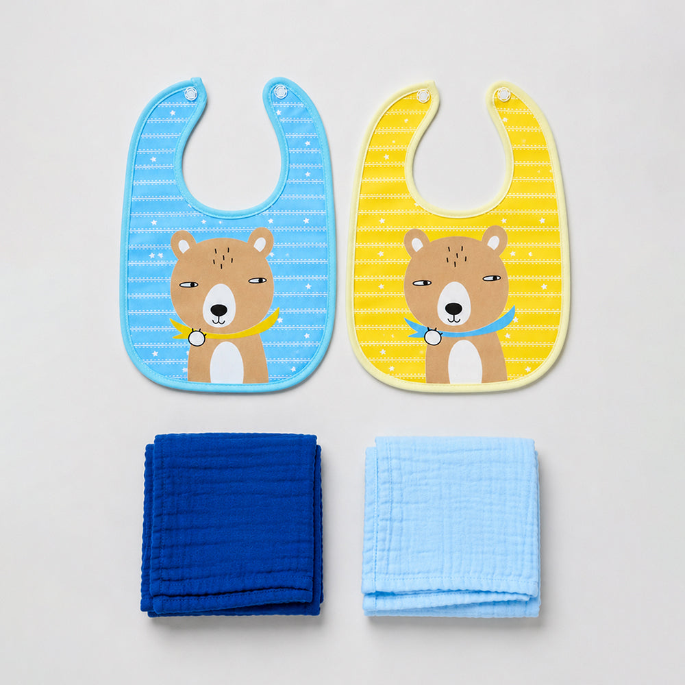 Little Surprise Box 22 pcs, Blue Animals Newborn Baby Boy, All Season wear,Gift Hamper set,0-6 months - image 6