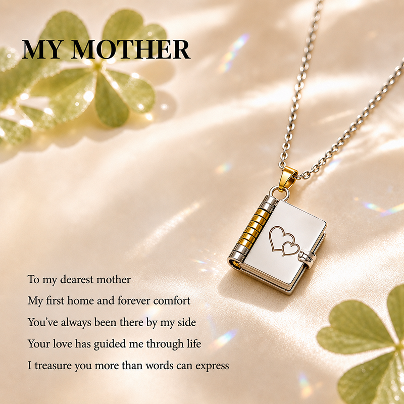 Book Necklace - Mother