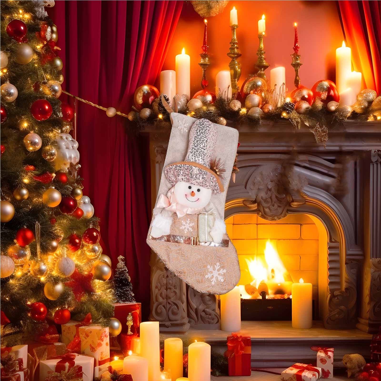 Personalised Blush & Gold Wonderland Stocking