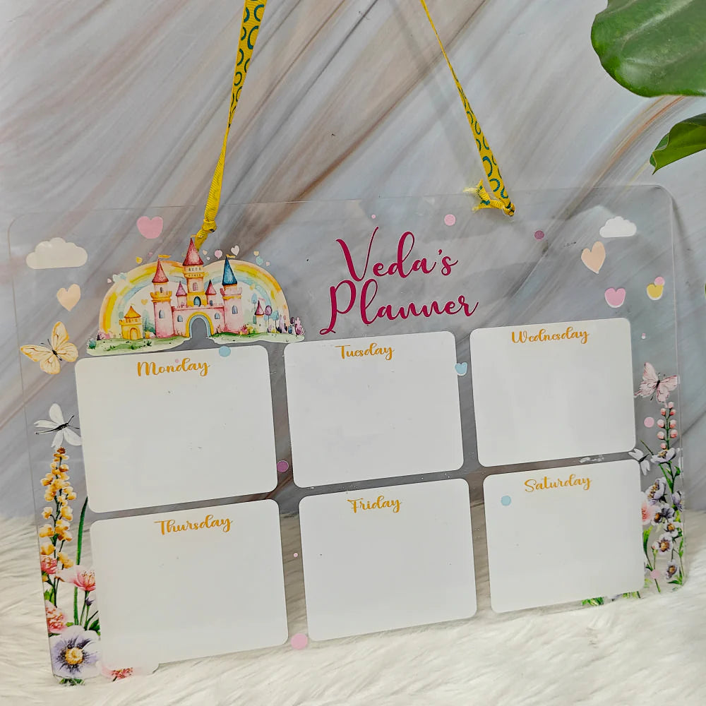 Personalised Acrylic Planner