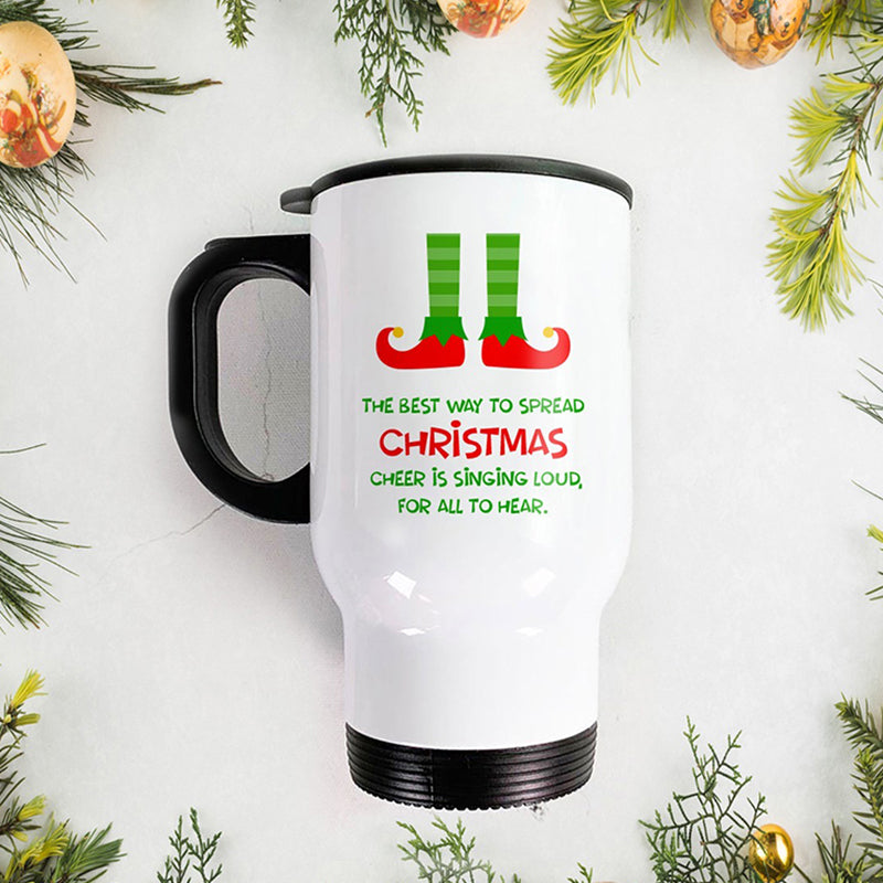 Steel Travel Mug - Elf Legs