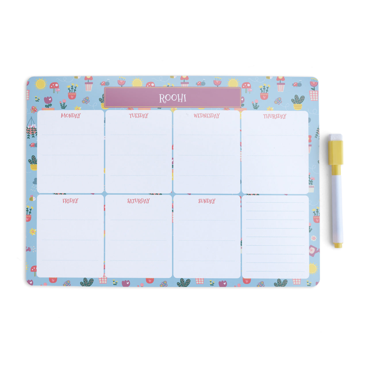 Personalised Meal / Weekly Planner