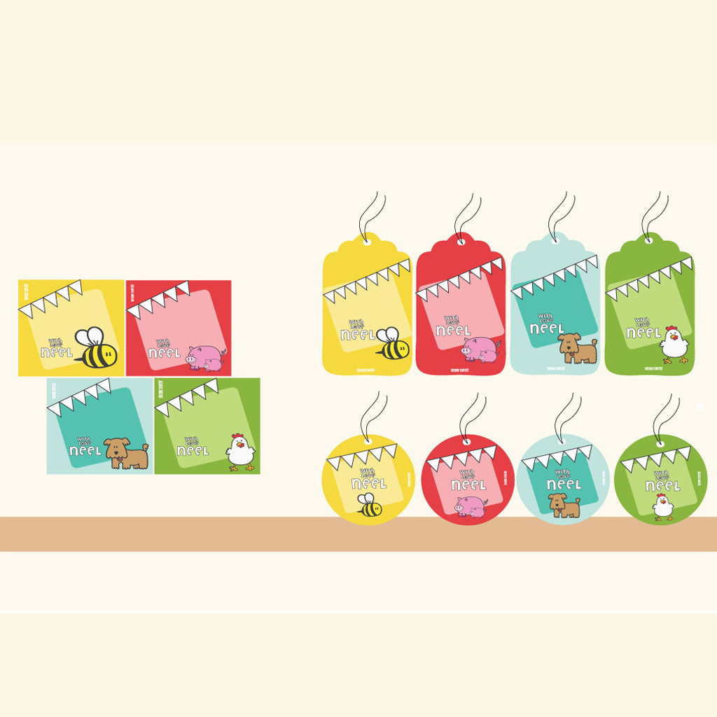 Personalised Gift Tag Set - Set of 80